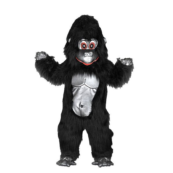 Complete gorilla mascotte