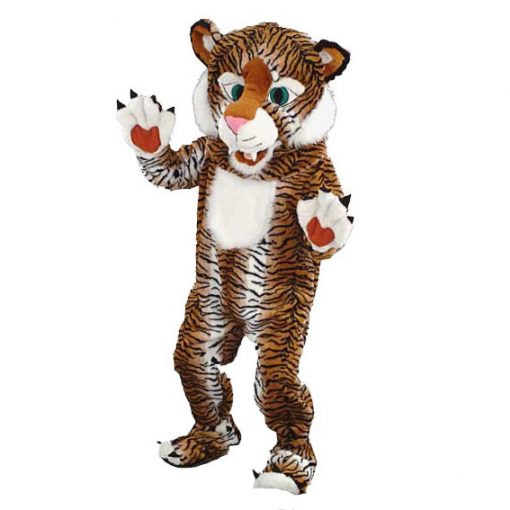 Complete tijger mascotte
