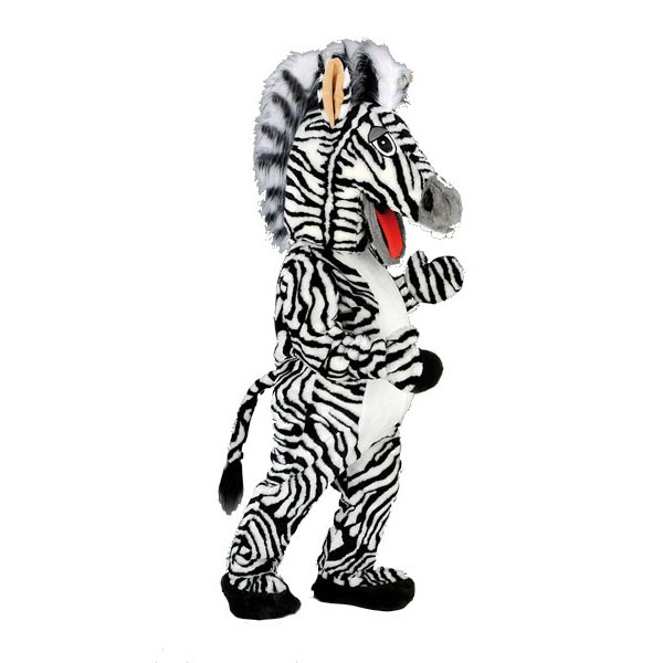 Complete zebra mascotte