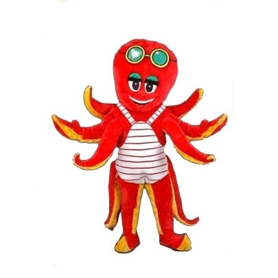 Complete octopus mascotte