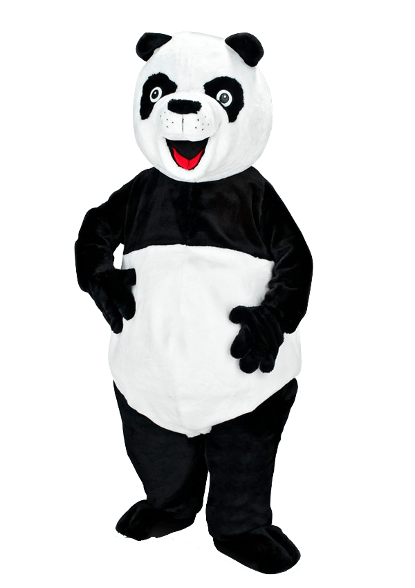 amateur Neem de telefoon op Fruitig Panda mascotte huren | Mascottepakken.com